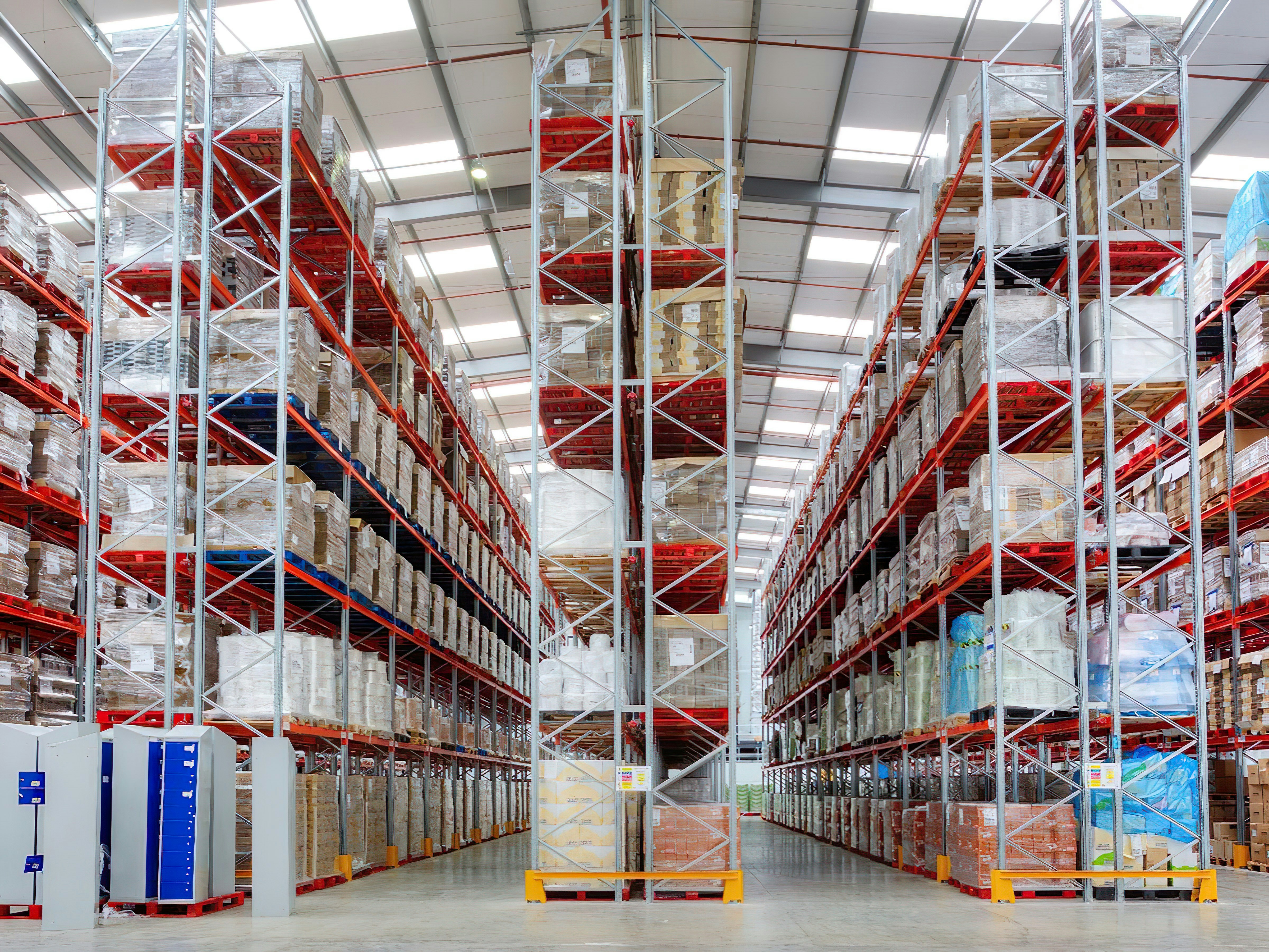 Selective Pallet Rack system configuration diagram